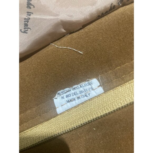 Vintage Alta Mods Italy Faux Suede Bomber Jacket  Men’s Size XL Brown Full Zip - Picture 5 of 11